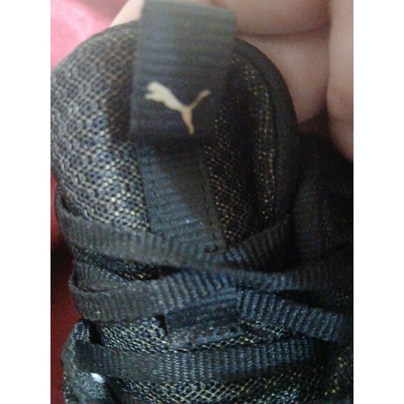 PUMA Carson  Low Running Shoes GS Black Gold Size 11 Womans - Picture 4 of 9